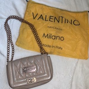 Valentino By Mario Valentino Leather Shoulder Bag